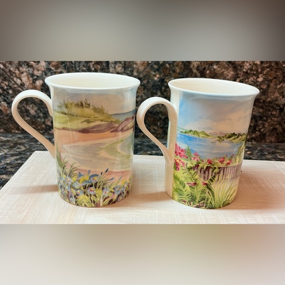 Carole Holding Studios Bermuda Mugs in Fine Bone China set of 4 - Picture 12 of 16